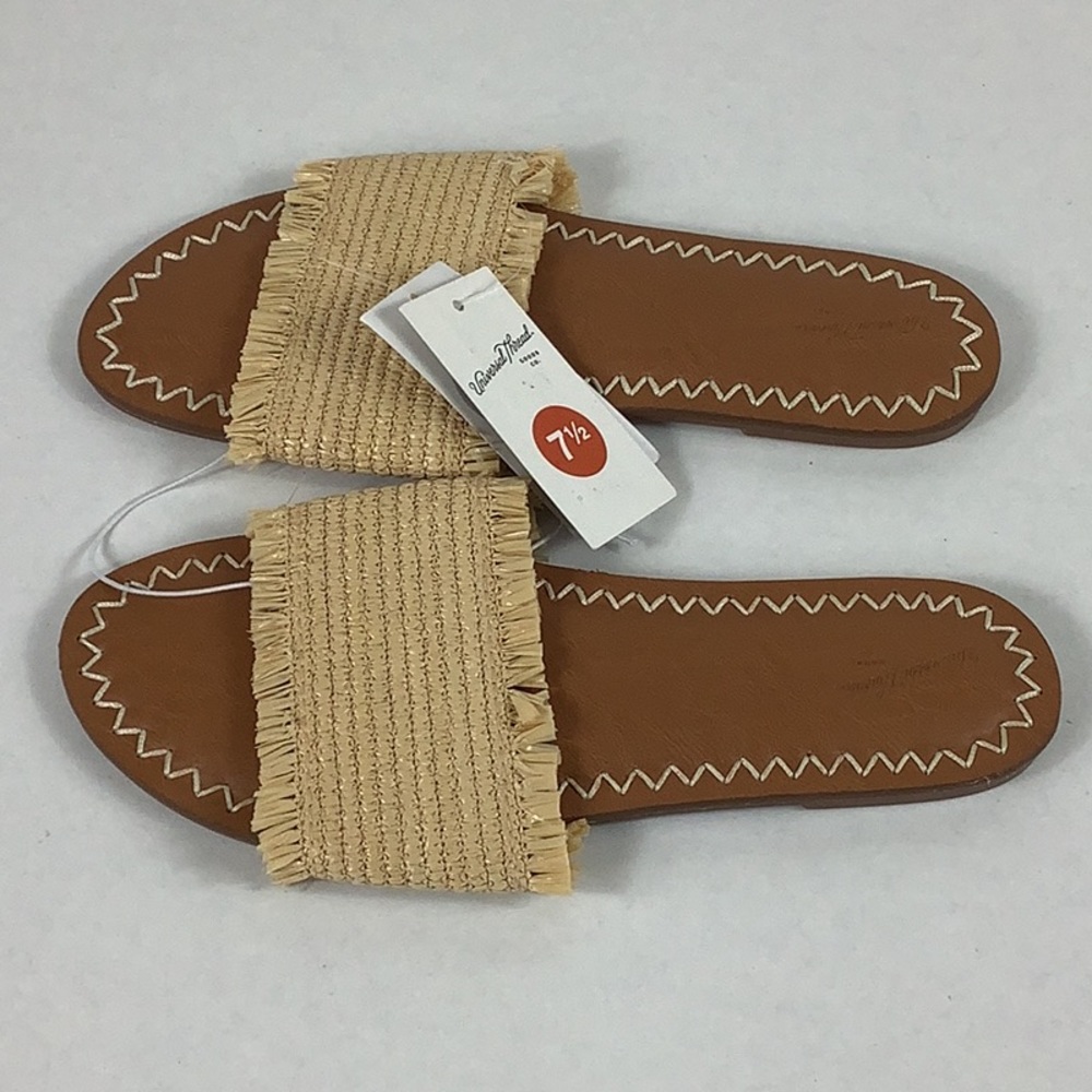 Universal Thread Luciana Sandal Woven Natural
